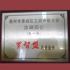 惠州市惠城區工商業聯合會汝湖商會 名譽會長